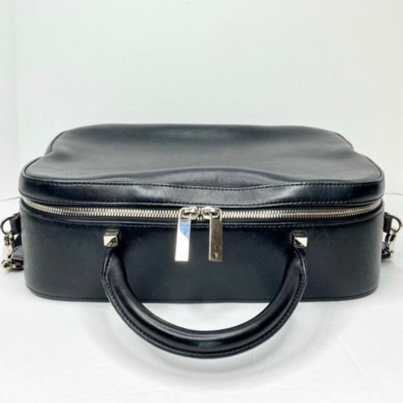 The Row Top Handle Smooth Leather Briefcase Bag - Picture 5 of 10